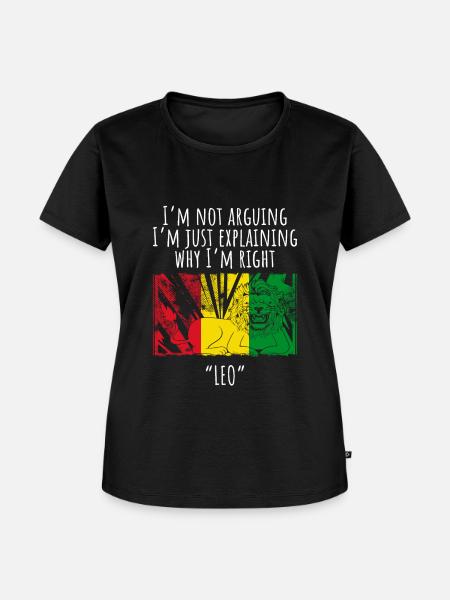 Sternzeichen Löwe - Frauen Premium Bio T-Shirt - Schwarz