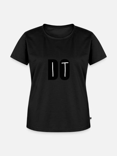 DO IT - Frauen Premium Bio T-Shirt - Schwarz