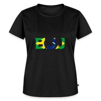 BJJ-Shirt - Women's Premium Organic T-shirt - black - Front - Selfina (174cm)