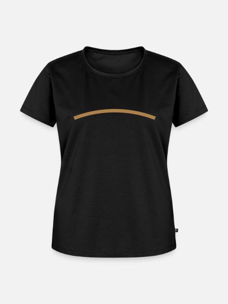 bogen - Frauen Premium Bio T-Shirt - Schwarz