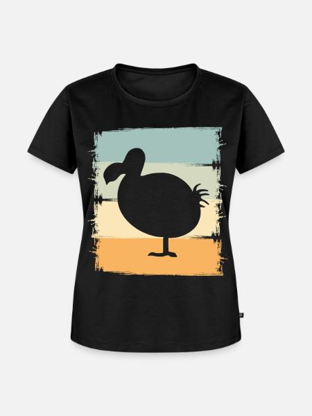 Dodo - Frauen Premium Bio T-Shirt - Schwarz