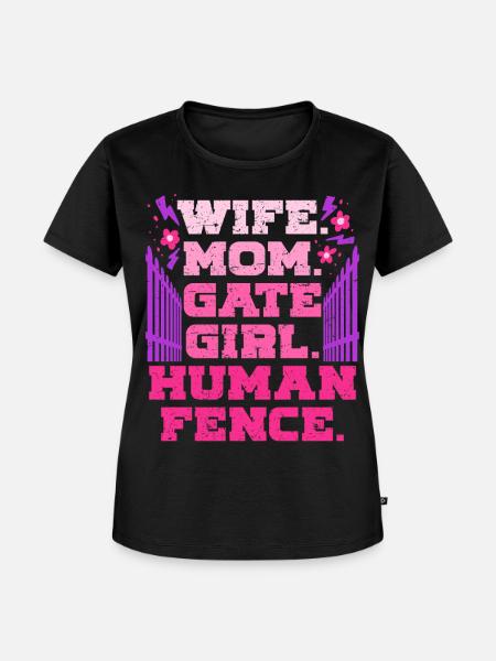 Ehefrau eines Bauern Mutter - Frauen Premium Bio T-Shirt - Schwarz