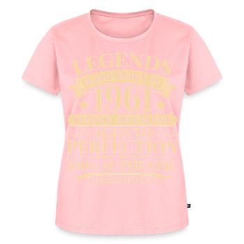 Anniversaire vintage 1961 - T-shirt Premium bio Femme - rose - Devant - AI Model Female 172 dark (172cm)