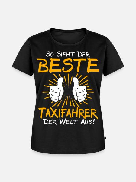 Taxifahrer Geschenkidee - Frauen Premium Bio T-Shirt - Schwarz