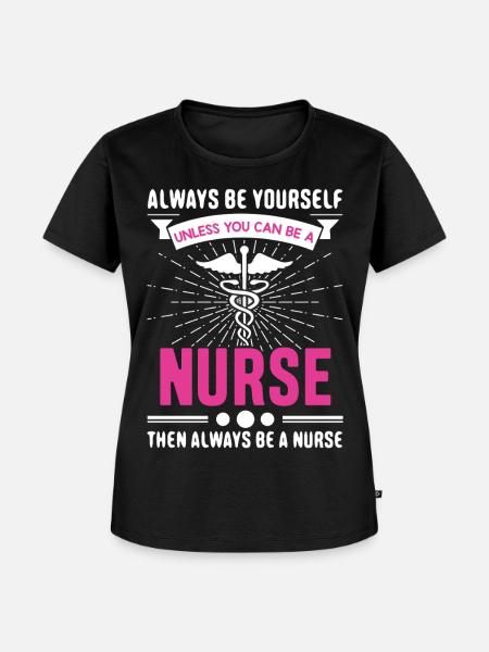Krankenschwester - Frauen Premium Bio T-Shirt - Schwarz