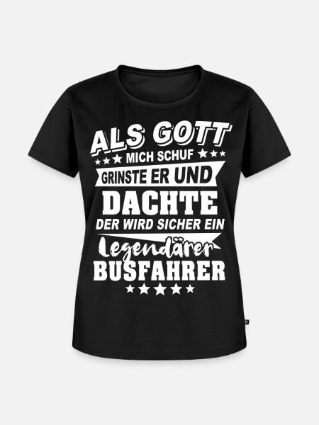 Busfahrer - Frauen Premium Bio T-Shirt - Schwarz