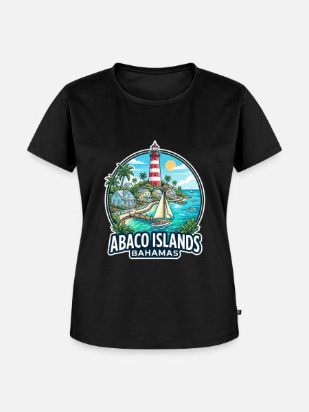 Abaco Islands Bahamas - Frauen Premium Bio T-Shirt - Schwarz