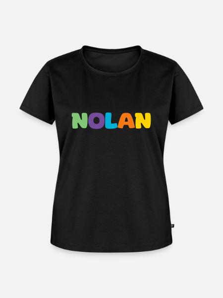 Name - Nolan - Frauen Premium Bio T-Shirt - Schwarz