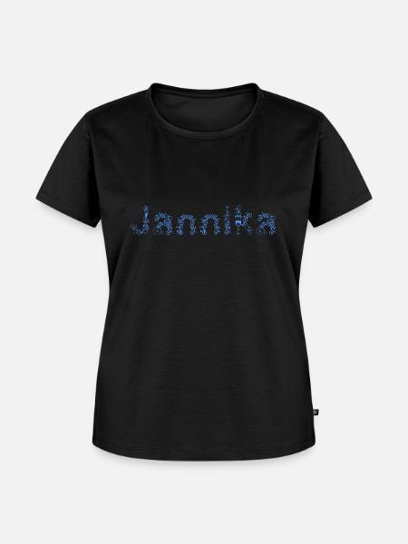 FahrradJannika - Frauen Premium Bio T-Shirt - Schwarz