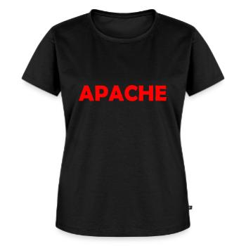 APACHE - T-shirt Premium bio Femme - noir - Devant - Selfina (174cm)