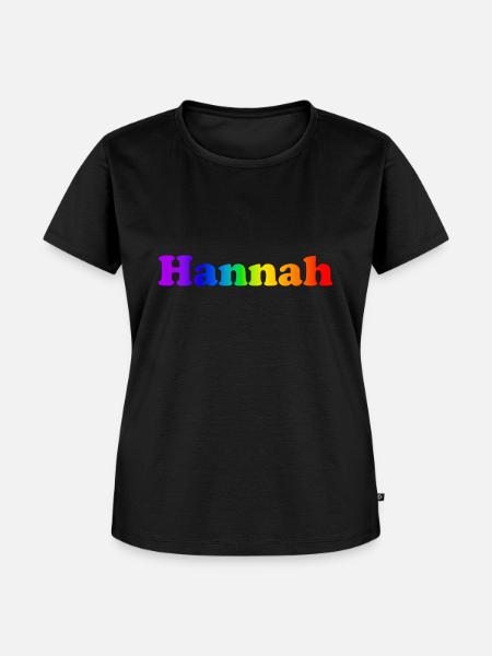 Hannah - Frauen Premium Bio T-Shirt - Schwarz