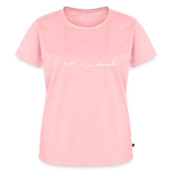 flip table angry - Frauen Premium Bio T-Shirt - Rosa - Vorne - AI Model Female 172 dark (172cm)