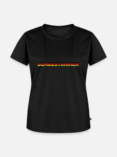 Bundestrainer - Frauen Premium Bio T-Shirt - Schwarz