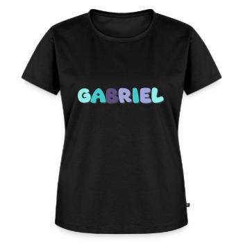 Name - Gabriel - Women's Premium Organic T-shirt - black - Front - Selfina (174cm)