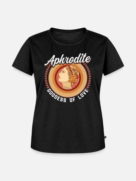 Aphrodite - Göttin Der Liebe - Frauen Premium Bio T-Shirt - Schwarz