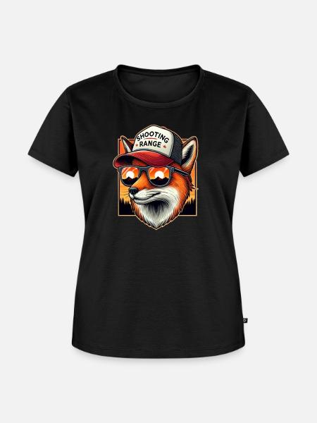 Freddy-Fuchs - Frauen Premium Bio T-Shirt - Schwarz