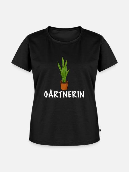Gärtnerin Garten - Frauen Premium Bio T-Shirt - Schwarz