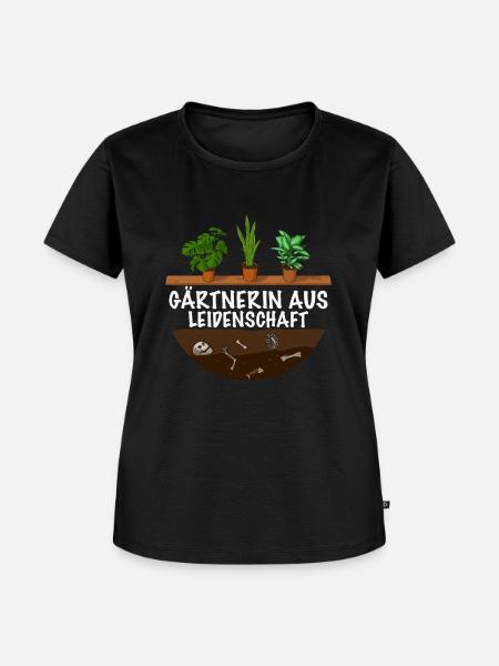 Gärtnerin aus Leidenschaft - Frauen Premium Bio T-Shirt - Schwarz