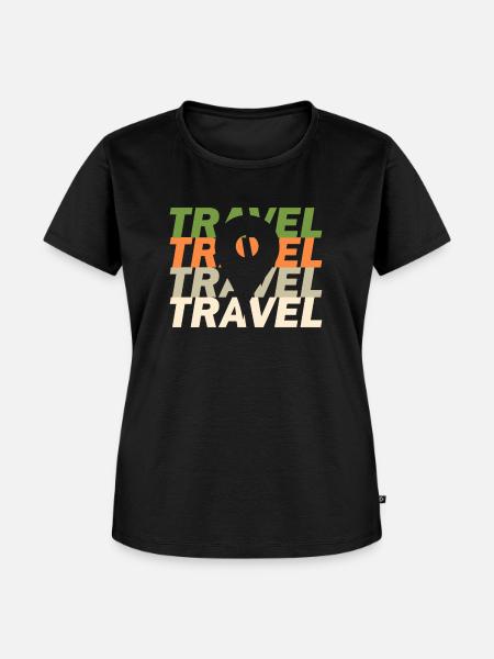 Reisen - Frauen Premium Bio T-Shirt - Schwarz