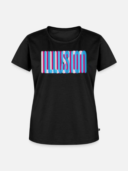 98 Illusion - Frauen Premium Bio T-Shirt - Schwarz