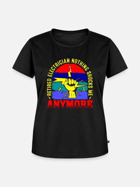 Elektriker Strommeister - Frauen Premium Bio T-Shirt - Schwarz