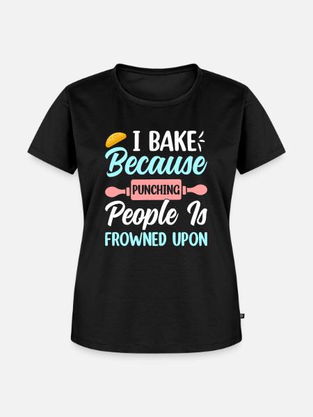 Cookie-Bäcker-Genuss Hobbybäcker - Frauen Premium Bio T-Shirt - Schwarz