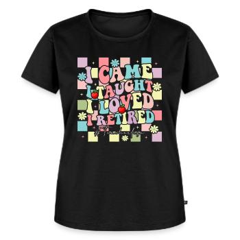 Lehrer im Ruhestand! Sommerferien für immer - Frauen Premium Bio T-Shirt - Schwarz - Vorne - Selfina (174cm)