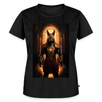 Wächter der Unterwelt - Frauen Premium Bio T-Shirt - Schwarz - Vorne - Selfina (174cm)