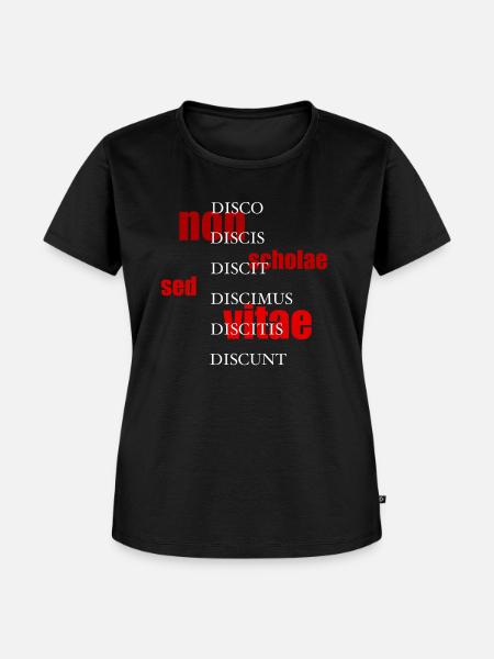 Das Streber-Shirt ! - Frauen Premium Bio T-Shirt - Schwarz