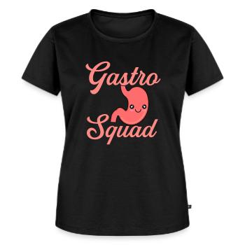 gastro squad Endoscopy Gastroenterology - Frauen Premium Bio T-Shirt - Schwarz - Vorne - Selfina (174cm)