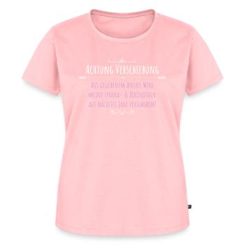 Lustiges Bikinifigur T-Shirt für den Sommer - Frauen Premium Bio T-Shirt - Rosa - Vorne - AI Model Female 172 dark (172cm)