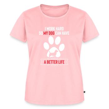 Australian Terrier - Frauen Premium Bio T-Shirt - Rosa - Vorne - AI Model Female 172 dark (172cm)