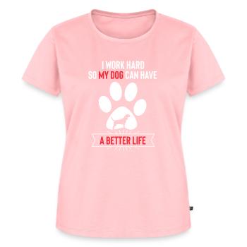 Beagle - Cadeau de chien - T-shirt Premium bio Femme - rose - Devant - AI Model Female 172 dark (172cm)
