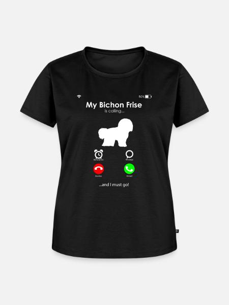 Bichon Frise - Frauen Premium Bio T-Shirt - Schwarz
