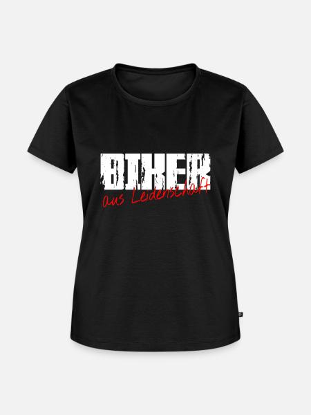 Biker aus Leidenschaft - Frauen Premium Bio T-Shirt - Schwarz