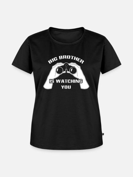 big brother - Frauen Premium Bio T-Shirt - Schwarz