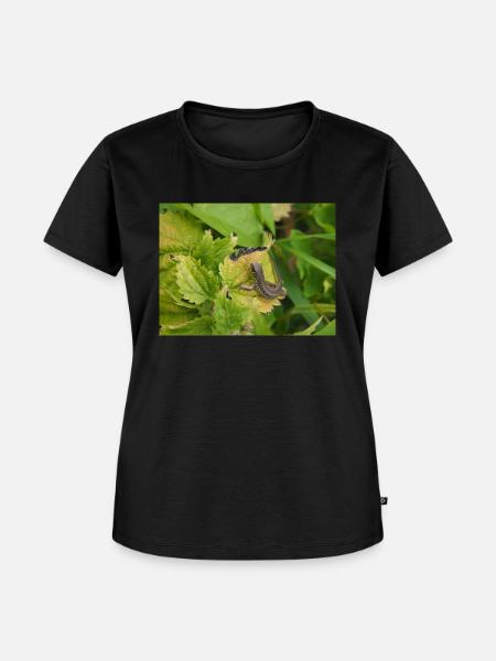 Eidechsenpower - Frauen Premium Bio T-Shirt - Schwarz