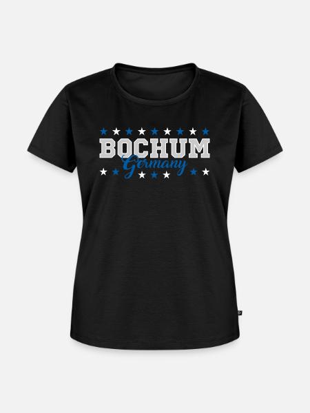 Bochum - Frauen Premium Bio T-Shirt - Schwarz