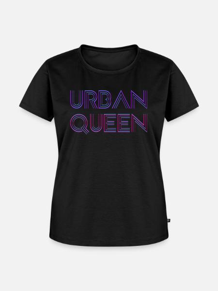 Urbane Königin - Frauen Premium Bio T-Shirt - Schwarz