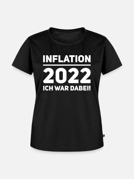 Inflation 2022 - Frauen Premium Bio T-Shirt - Schwarz