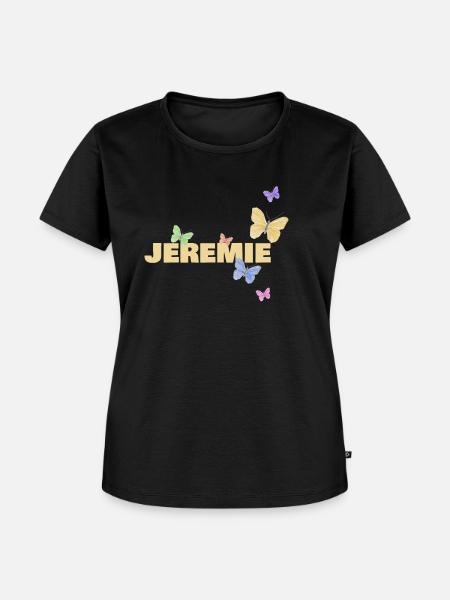 Jeremie - Frauen Premium Bio T-Shirt - Schwarz