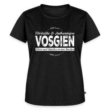 Vosgien des Vosges - T-shirt Premium bio Femme - noir - Devant - Selfina (174cm)