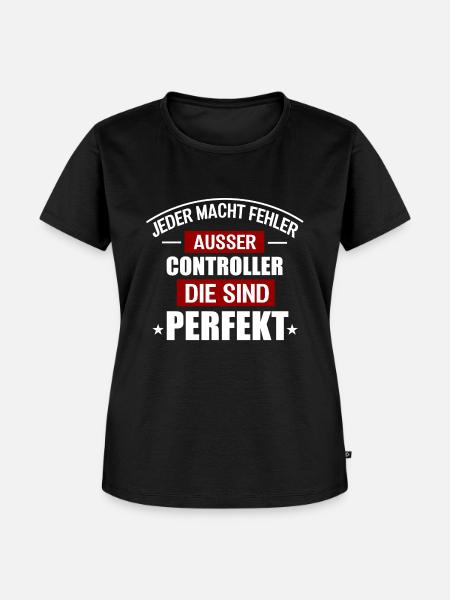 CONTROLLER - Frauen Premium Bio T-Shirt - Schwarz