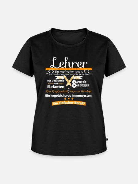 Lehrer-Voraussetzung - Frauen Premium Bio T-Shirt - Schwarz