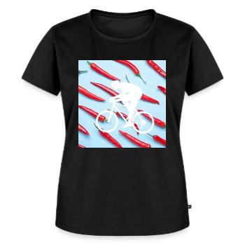 sharp circle - Women's Premium Organic T-shirt - black - Front - Selfina (174cm)