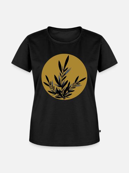 Anime Nature - Frauen Premium Bio T-Shirt - Schwarz