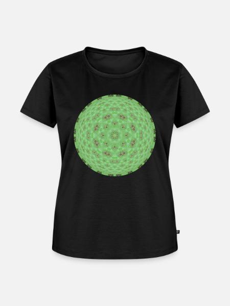 Mandala Sphere 5 - Frauen Premium Bio T-Shirt - Schwarz