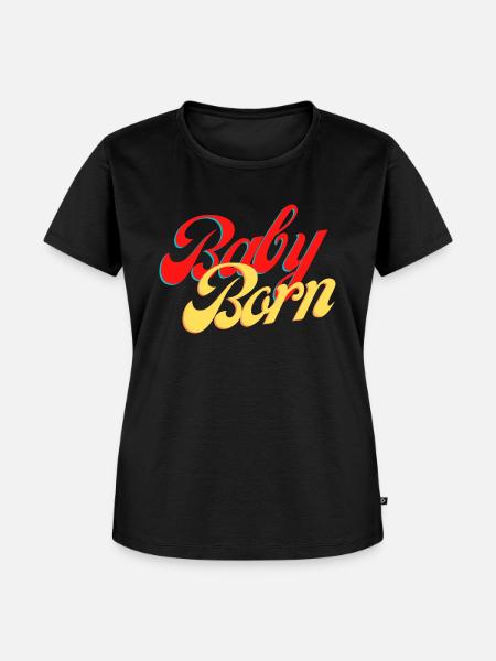 Baby Design - Frauen Premium Bio T-Shirt - Schwarz