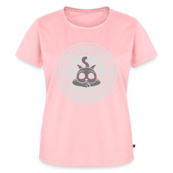 cats and tats Zitat - Frauen Premium Bio T-Shirt - Rosa - Vorne - AI Model Female 172 dark (172cm)