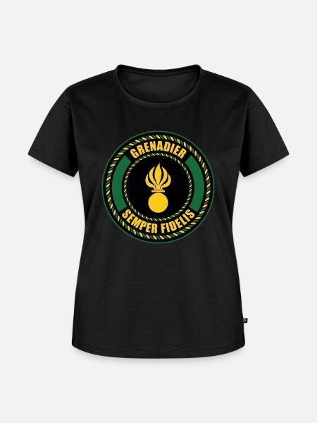 Grenadier - Frauen Premium Bio T-Shirt - Schwarz